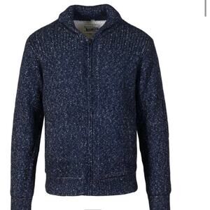 SCHOTT BROS MENS FLEECE LINED SEATER JACKET SMALL